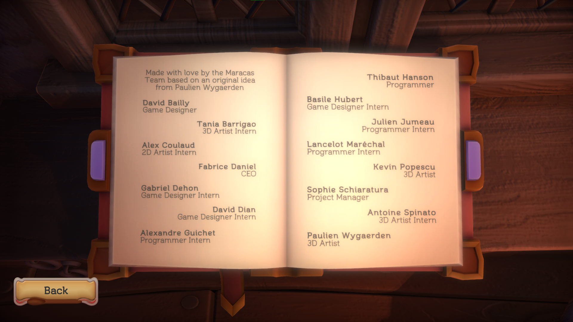 The Witch's CookBook - Credits